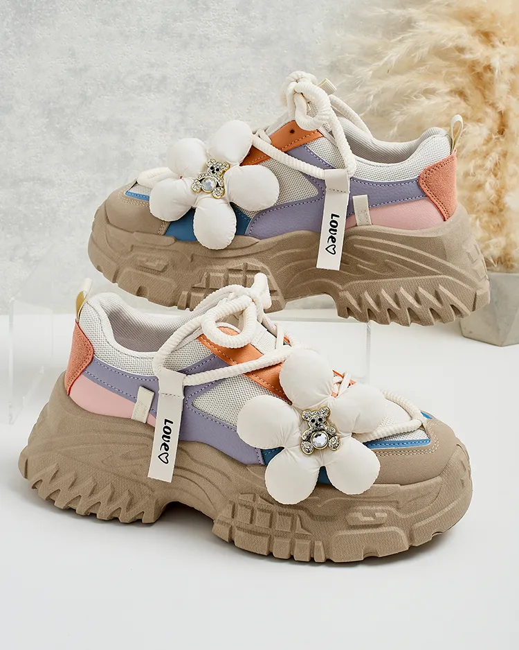 Royalfashion Дамски кецове на платформа Bereya