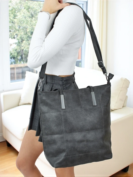 Дамска чанта shopper от еко кожа Tessira