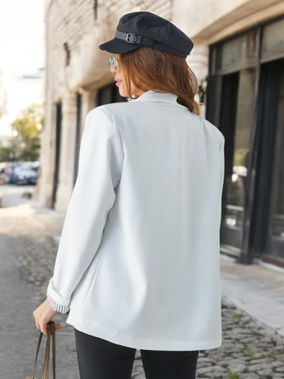 Royalfashion Дамски блейзър без закопчаване Елегантен