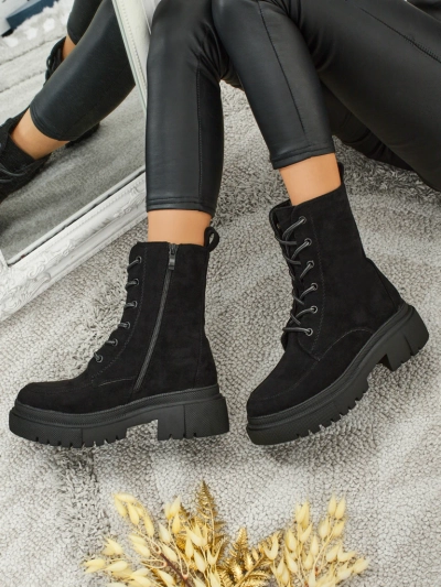 Дамски боти workeri Velisse от еко велур