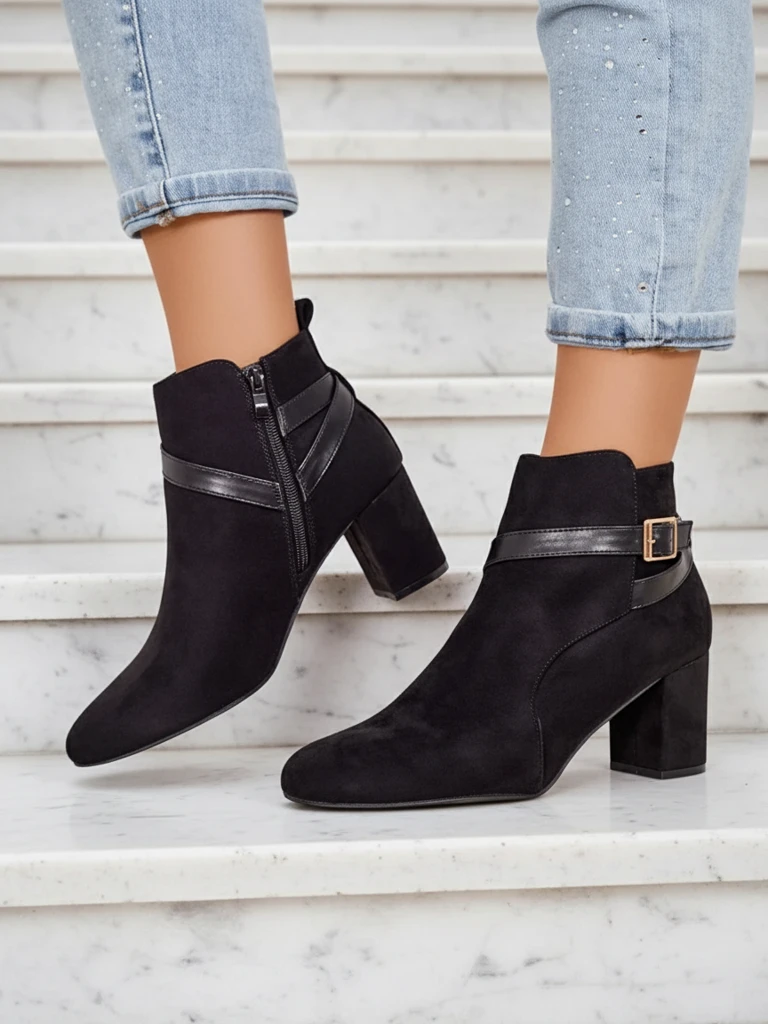 Дамски боти Royalfashion на платформа Елорон