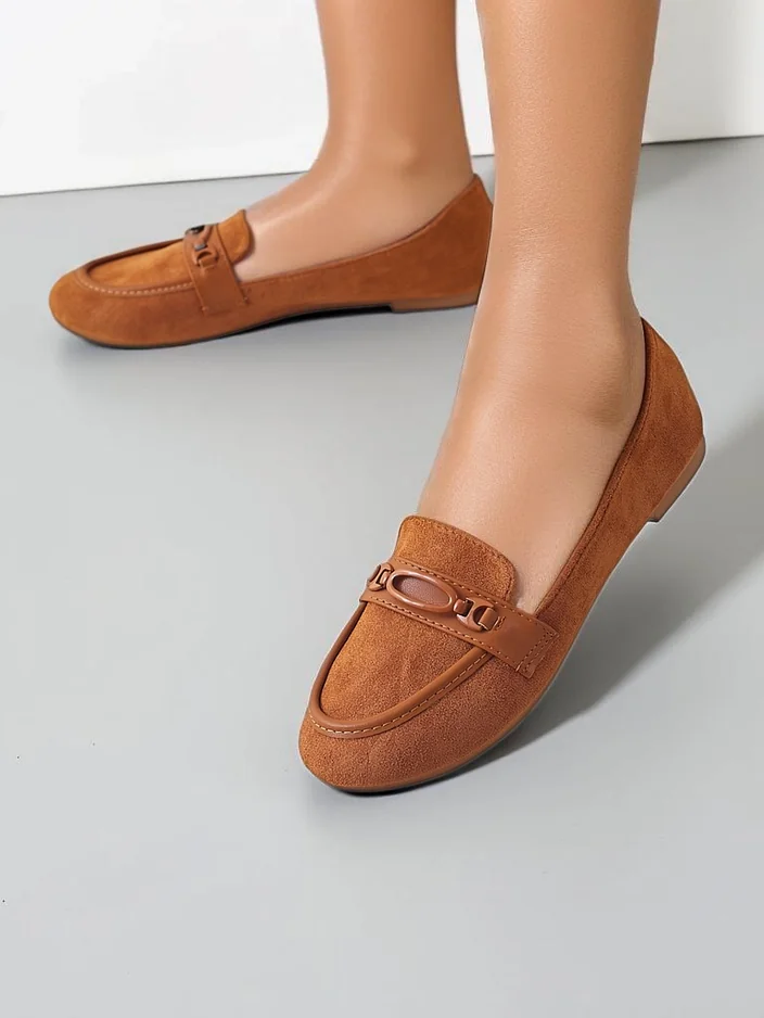 Royalfashion Женски суедови еко мокасини Замея