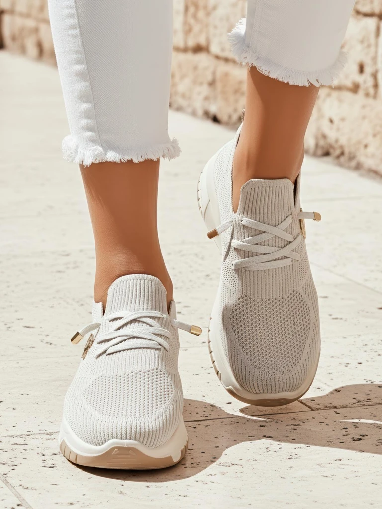 Royalfashion дамски текстилни спортни обувки без връзки Teletta