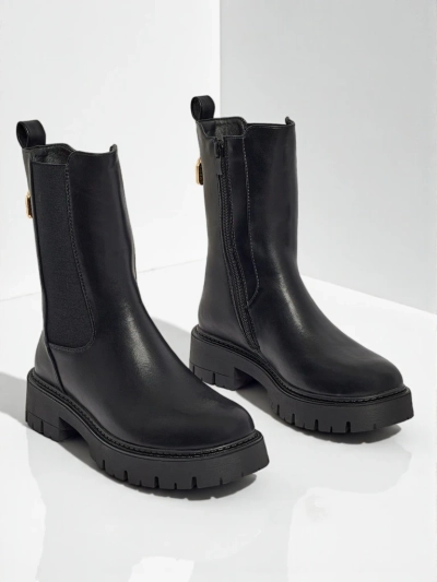 Високи еко кожени дамски боти Varinell