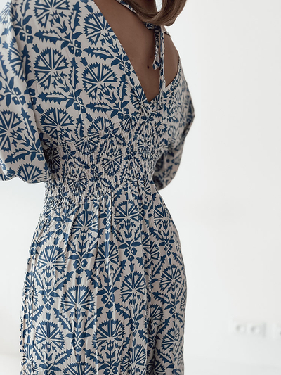 Royalfashion Дамски гащеризон с шарки