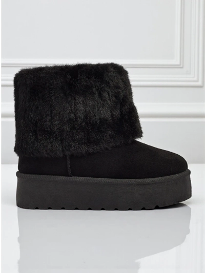 Дамски ботуши тип снегоходки с пухкава подплата Irelle