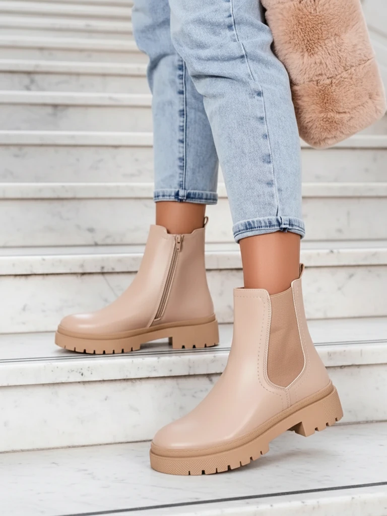 Royalfashion Дамски ботуши от еко кожа Dovivas