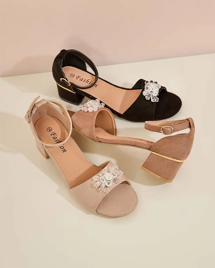 Royalfashion Дамски сандали Voleso с кристали