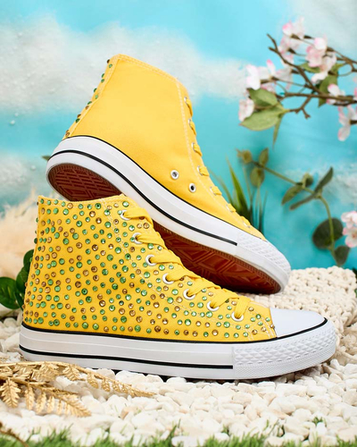 Royalfashion Дамски маратонки с пайети Shis