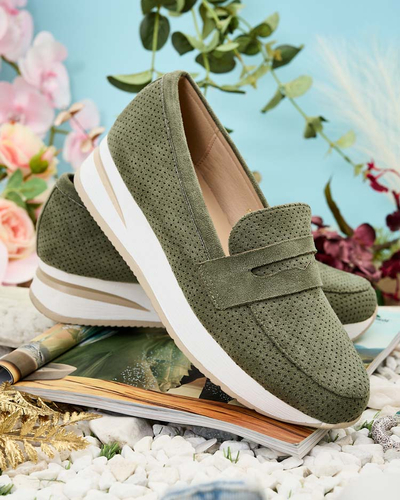 Royalfashion Дамски мокасини с нисък ток Sirn