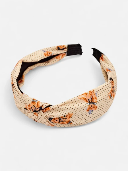 Royalfashion Лента за коса с плитка на точки и мечета