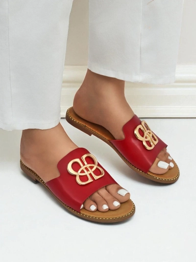 Royalfashion Дамски чехли с равна подметка Heraklia