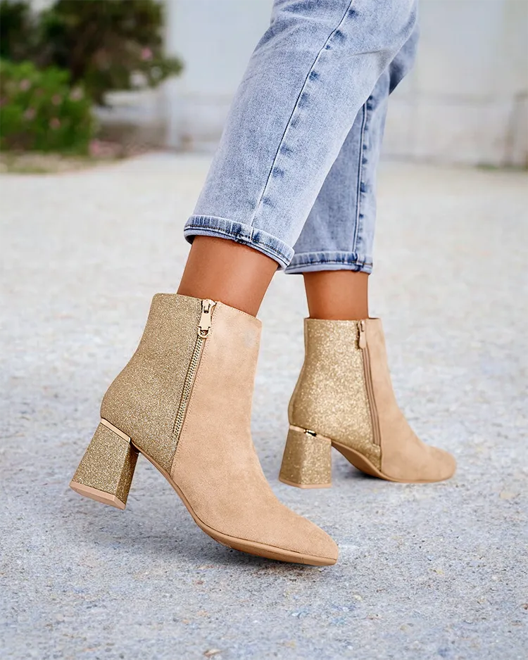 Дамски глезене ботуши от Royalfashion на стилет Боратос