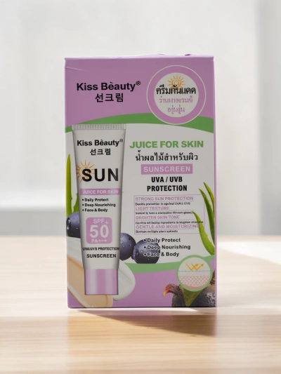 Kiss Beauty Слънцезащитен крем 50 SPF в пликове 30mlx10бр