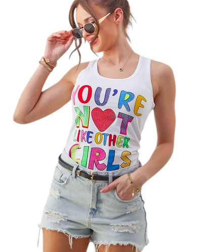 Royalfashion дамски памучен топ с презрамки и уникални принтове