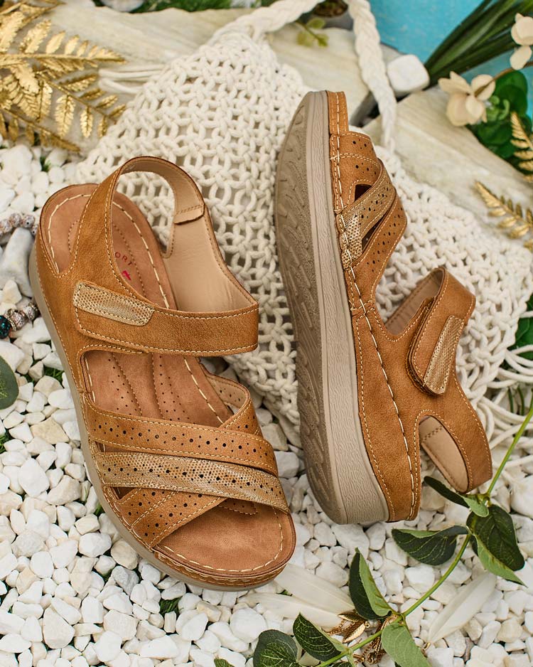 Royalfashion Дамски сандали с велкро Liu