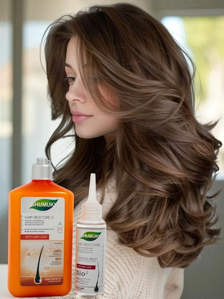 Шумух Шампоан и серум за коса 2в1 - против накъсване