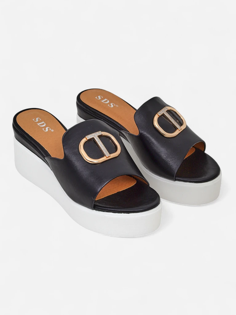 Royalfashion дамски сандали на клин Daffin