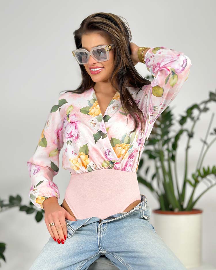 Royalfashion Дамско боди с принт