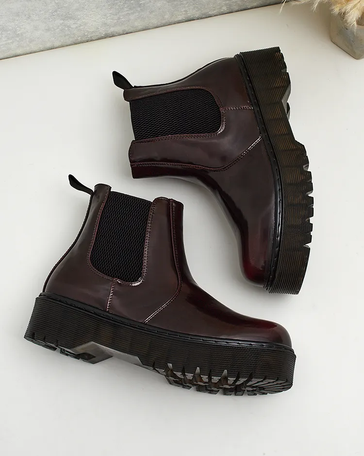 Royalfashion Дамски ботуши Movitas от еко кожа