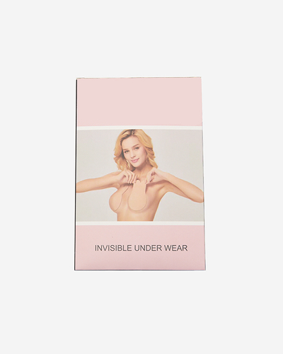 Beżowe damskie nakładki samonośne - Bielizna