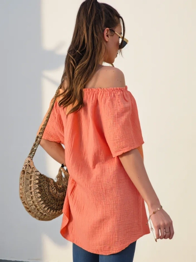 Блуза от памук за жени Royalfashion в испански стил с декоративни копчета