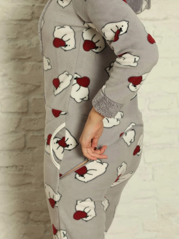 Royalfashion Женска Пижама с Цялостен Дизайн