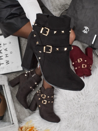 Nova Eleganza Боти на ток със златни елементи