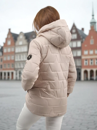 Дамско ватирано яке с качулка и ластици на ръкавите Raven Peak