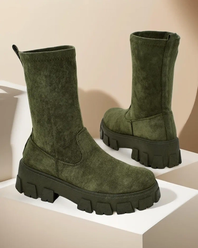 Дамски платформени ботуши Royalfashion Firo