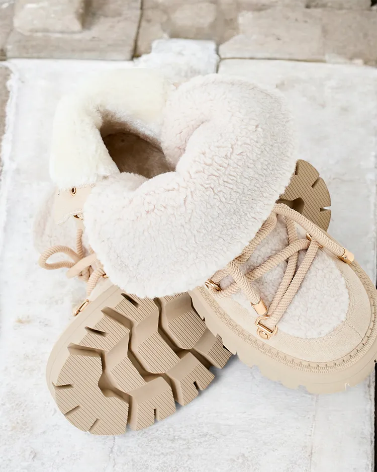 Royalfashion Lozin дамски ботуши за сняг с дантела