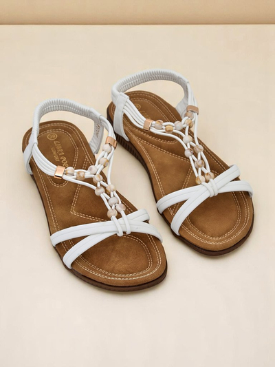 Royalfashion Imen Дамски сандали с декоративни елементи