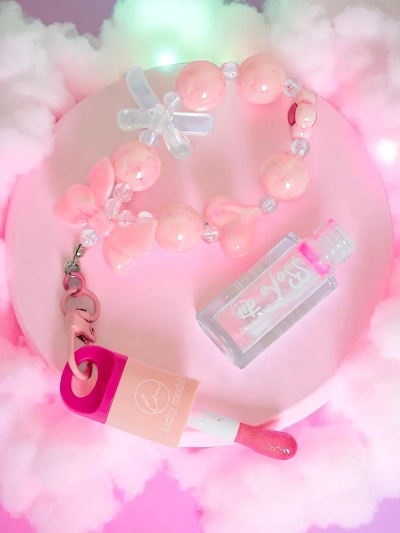 Блясък за устни за деца с гривна Безцветен