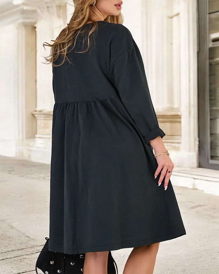 Royalfashion Дамска рокля от плат