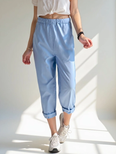 Royalfashion Дамски хarem панталони от вискоза