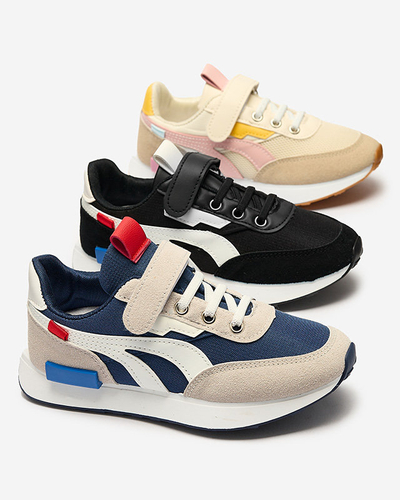 Детски спортни обувки в тъмносиньо-сиво Kaxo- Footwear