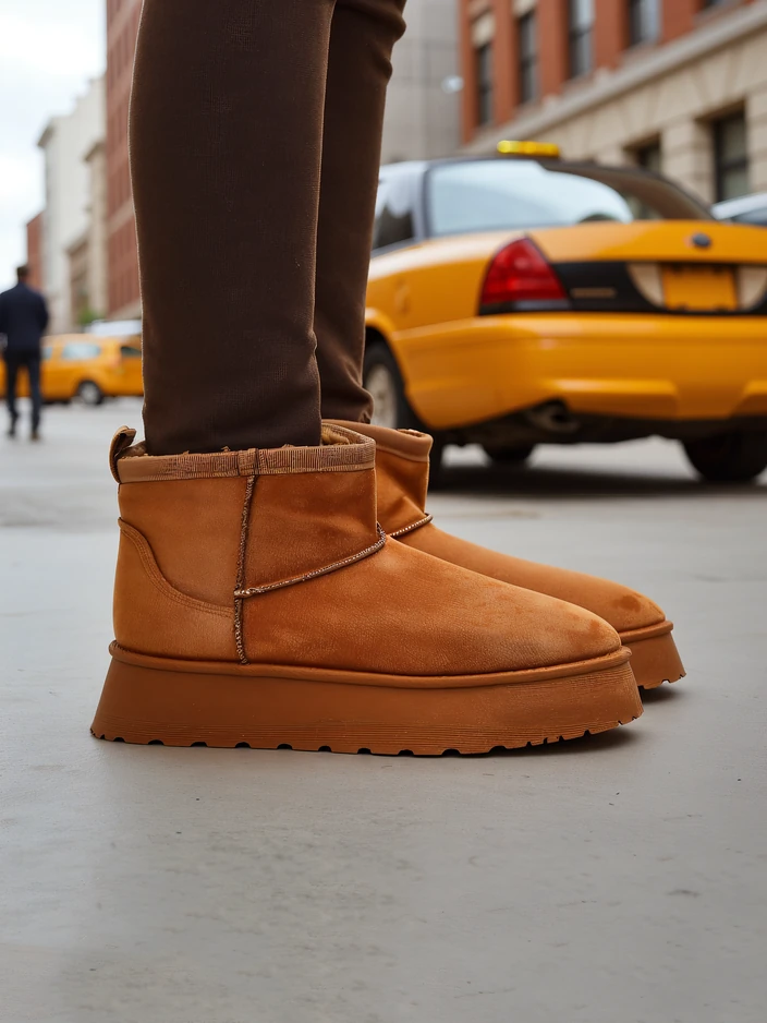 Royalfashion Къси обувки, наподобяващи дамски зимни ботуши Fortesse