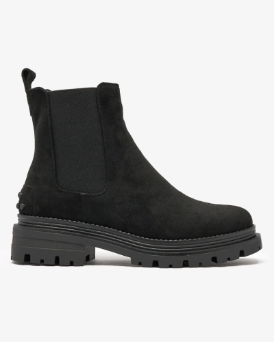 Royalfashion Черни дамски ботуши с изолация Comfy Walk