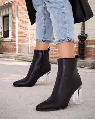 Royalfashion Дамски ботуши на ток Ovnese