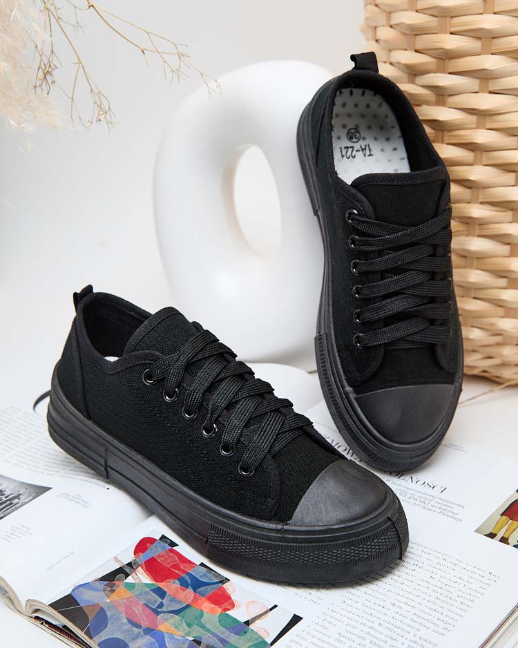 Royalfashion Дамски класически маратонки с връзки Seleas