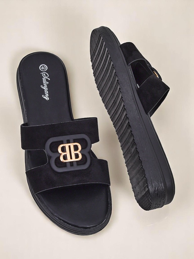 Royalfashion Дамски чехли на плоска подметка ChicStep