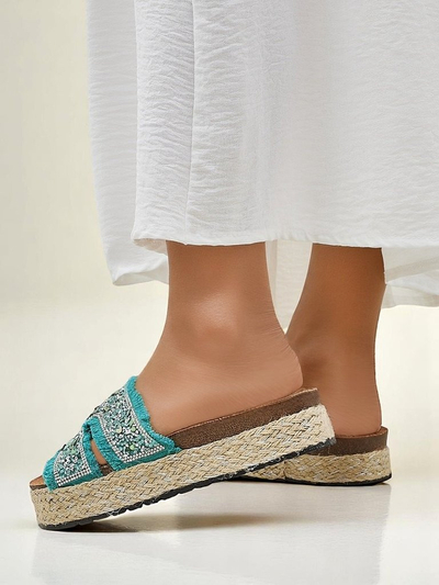 Royalfashion Дамски сандали с украси Candy Candy