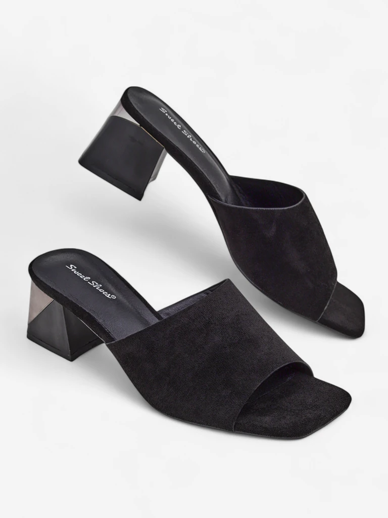 Royalfashion дамски чехли с декоративен ток Vollatie