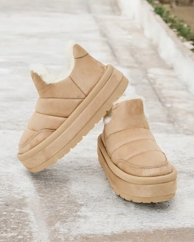 Royalfashion Дамски къси ботуши Zoeno a'la snow boots