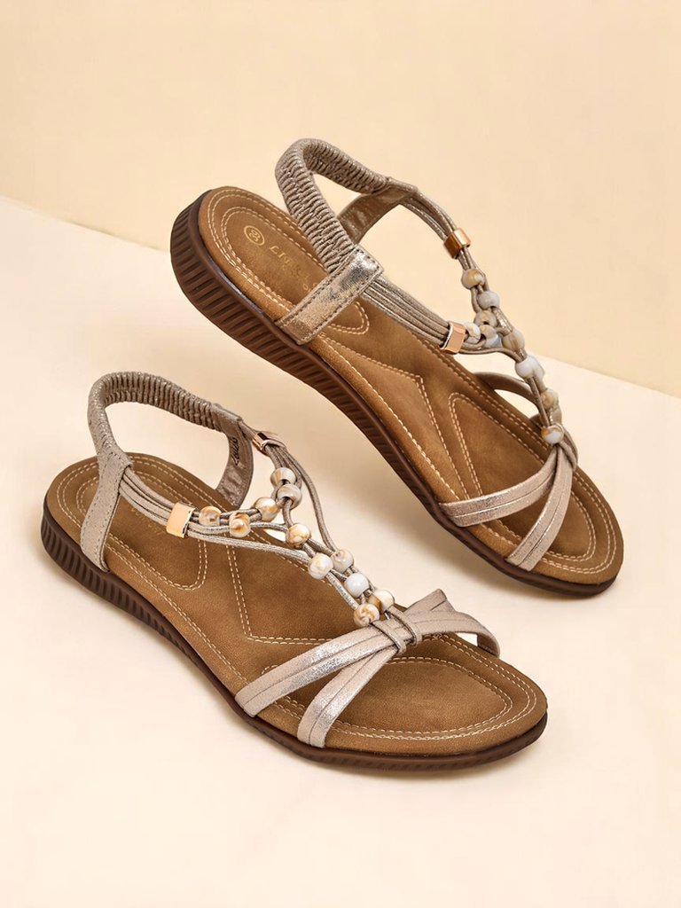 Royalfashion дамски сандали с декорации Imen