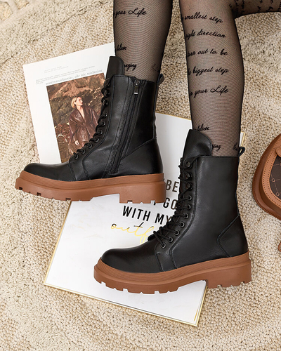 Royalfashion Дамски ботуши от еко кожа Vederme