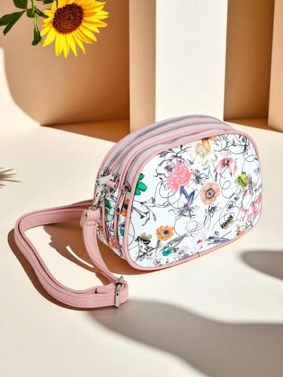 Royalfashion Малка дамска чанта от еко кожа Floriana