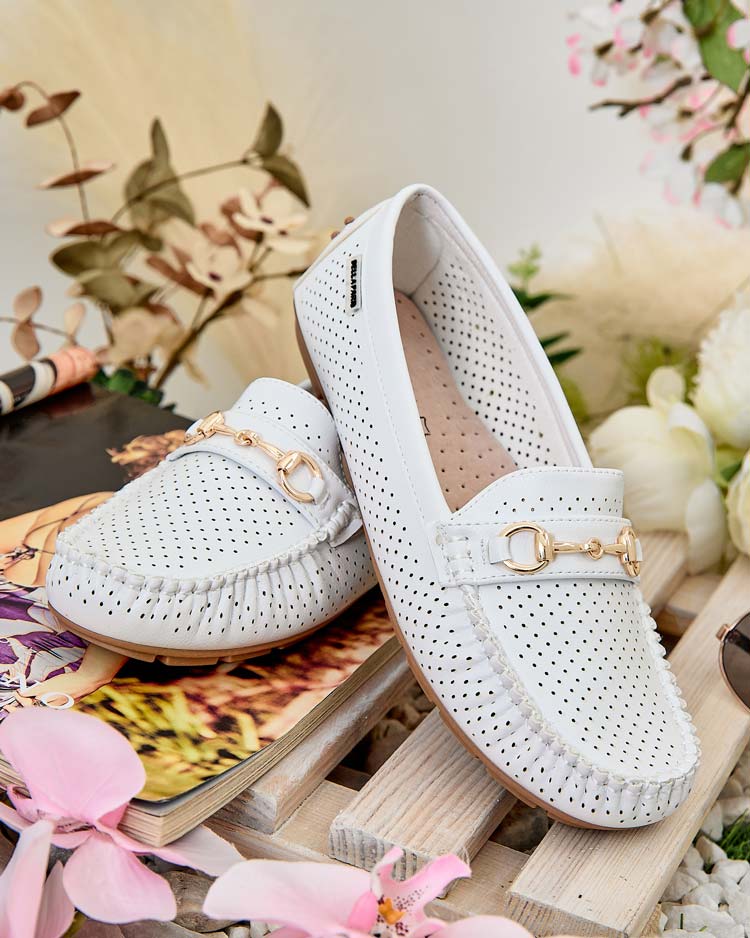 Royalfashion Дамски ажурни мокасини Mill