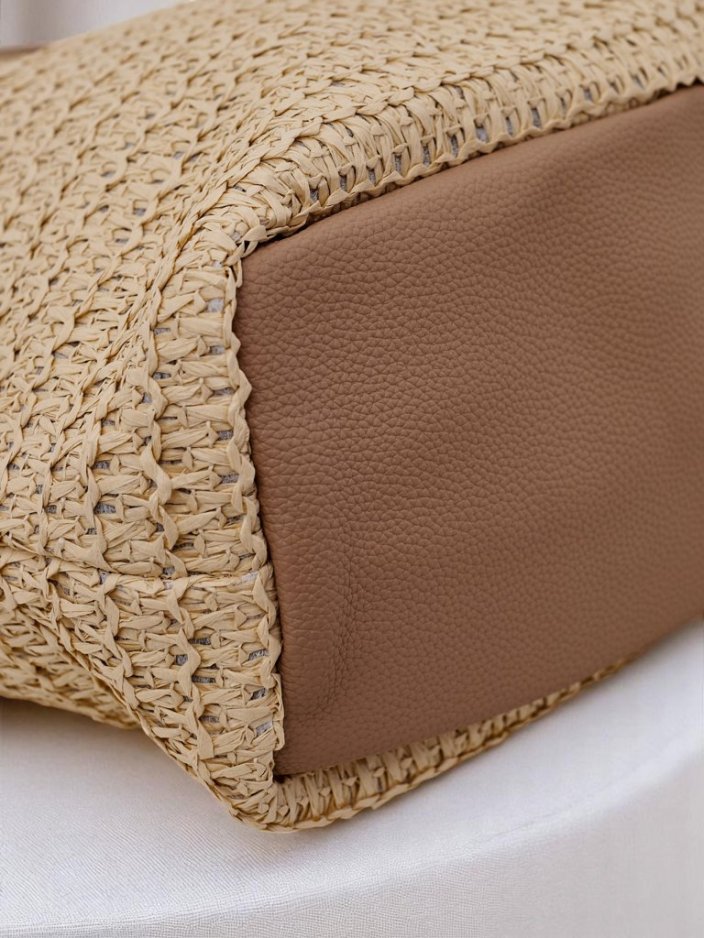 Royalfashion Голяма дамска чанта от слама Casa Sol