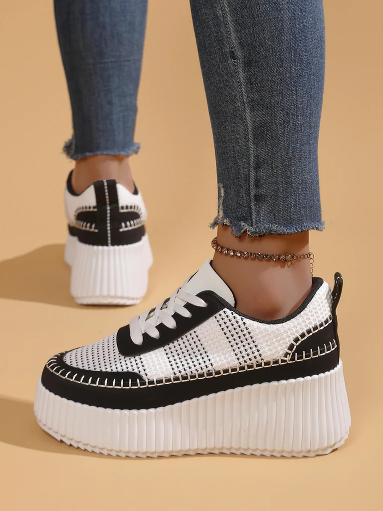 Royalfashion дамски платформа кецове Siserra